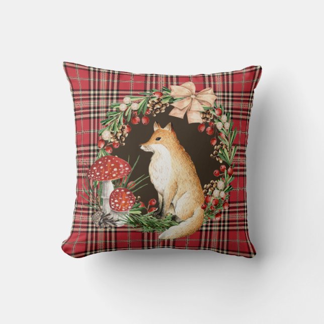 Christmas Throw Pillow 16" x 16" Kudde (Framsida)