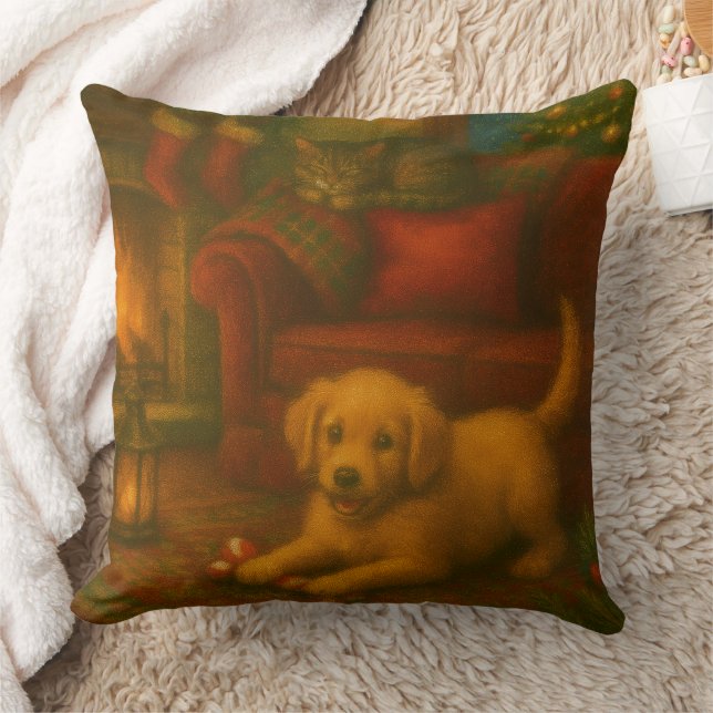 Christmas Throw Pillow Kudde (Filt)