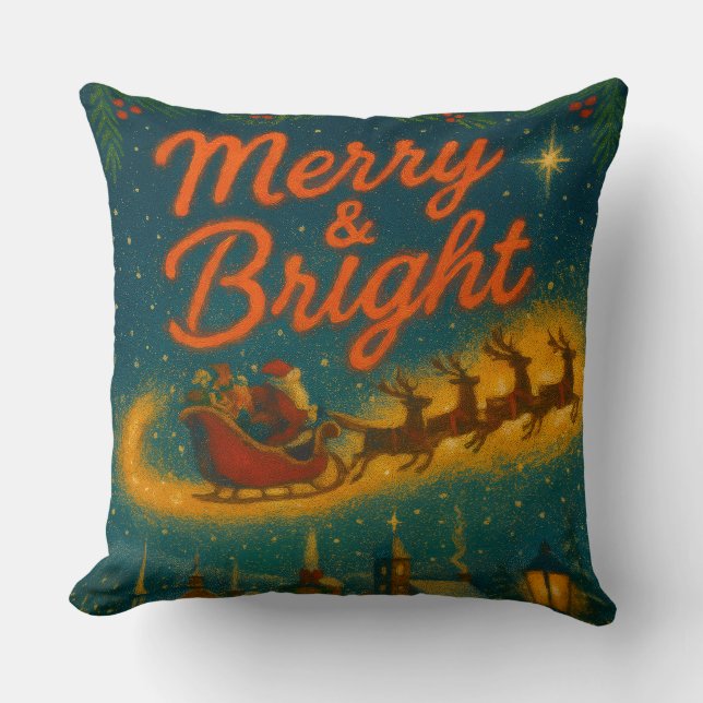 Christmas Throw Pillow Kudde (Framsida)