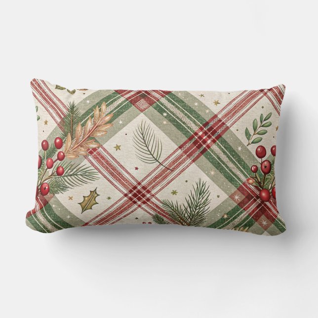 Christmas Throw Pillow Lumbarkudde (Framsida)