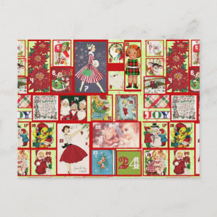 christmas, tidigare vykort