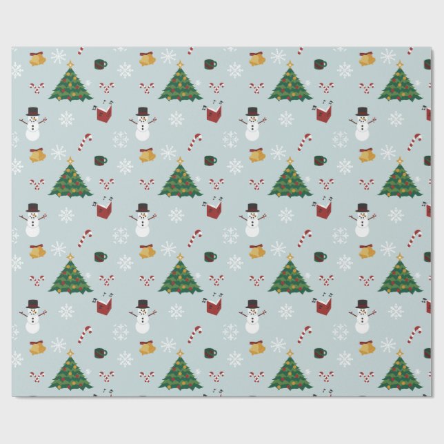 Christmas Time Wrapping Paper Presentpapper (Platt)