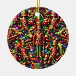 CHRISTMAS ~ Tin Soldiers 1800 ~ Julgransprydnad Keramik