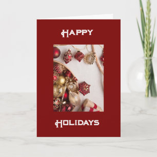 CHRISTMAS "TOAST" & "MERRIEMENT" KORT