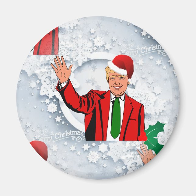 christmas Tomddonald-trump Magnet (Framsidan)