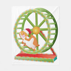 christmas Tomhamster Fleecefilt