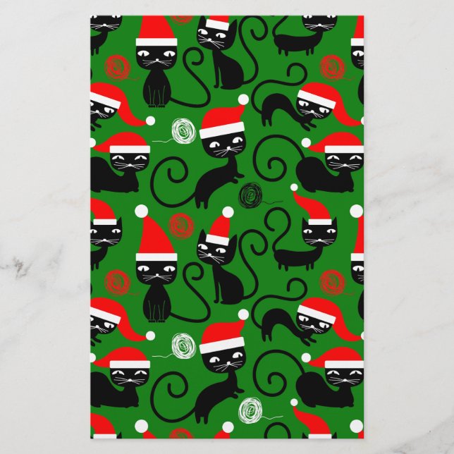 christmas Tomkatter Brevpapper (Framsida)