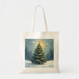 Christmas Tote Bag 1 Tygkasse