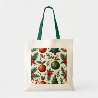 Christmas Tote Bag 3 Tygkasse