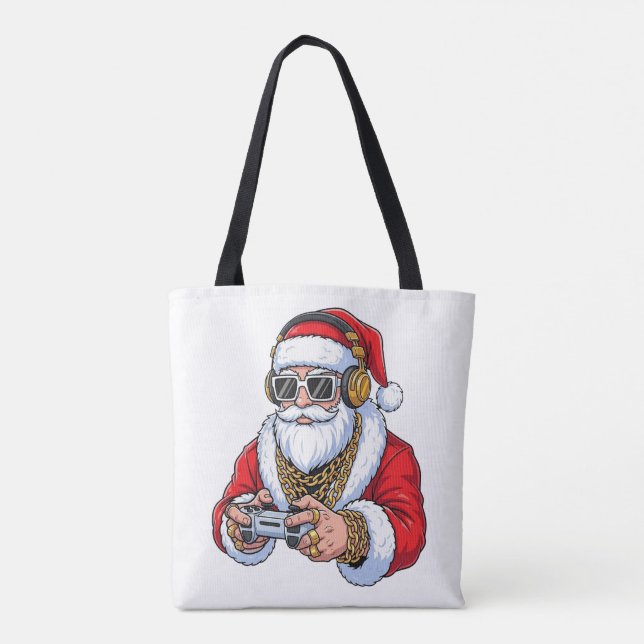 Christmas Tote Bag Tygkasse (Baksida)