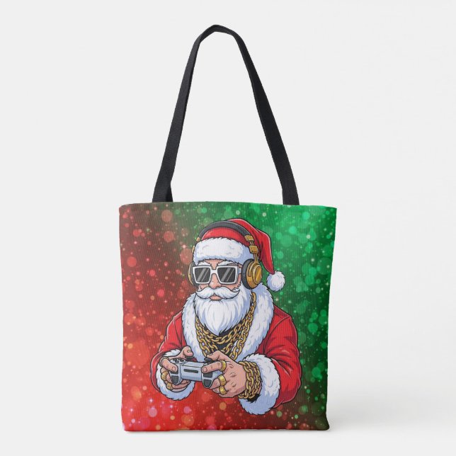 Christmas Tote Bag Tygkasse (Baksida)
