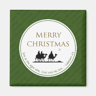 CHRISTMAS Tre Wise Manar Festive Scripture Magnet