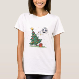 Christmas tree and soccer t shirt