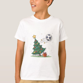 Christmas tree and soccer t shirt