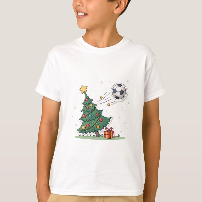 Christmas tree and soccer t shirt (Framsida)