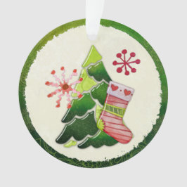 Christmas Tree and Stocking Whimsey