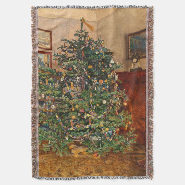 Christmas Tree C Müller Weihnachtsbaum 1914 Filt (Framsidan Vertikal)