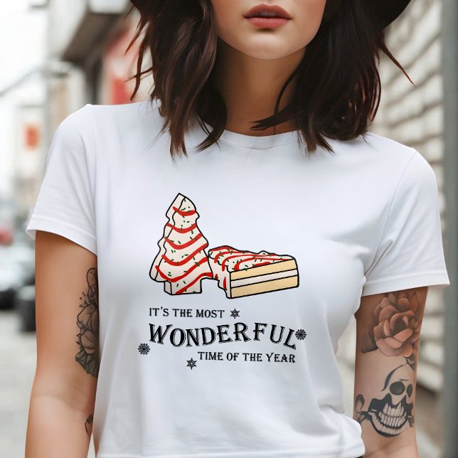 Christmas Tree Cake Printing T Shirt (Skapare uppladdad)