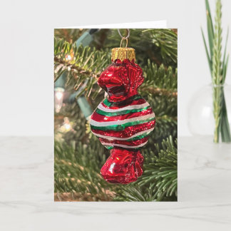 Christmas Tree Candy Ornament Card Tack Kort