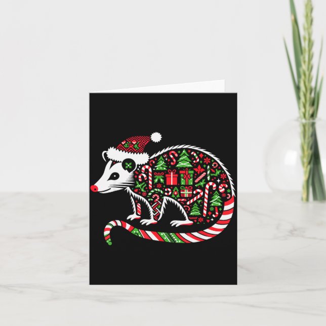 Christmas Tree Candy Ssum Santa Christmas Womens M Kort (Framsida)