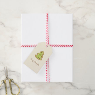 Christmas Tree Cookie Gift Tag – Merry Christmas Presentetikett