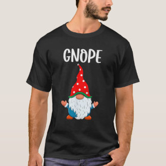 Christmas Tree Cute Gnomes Family Matching Novelty T Shirt