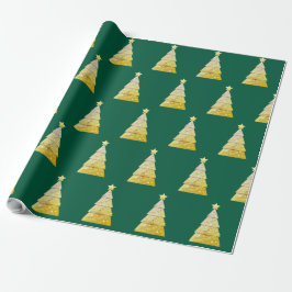 Christmas tree gift wrap presentpapper
