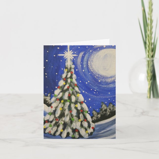 Christmas Tree Helgkort (Framsida)