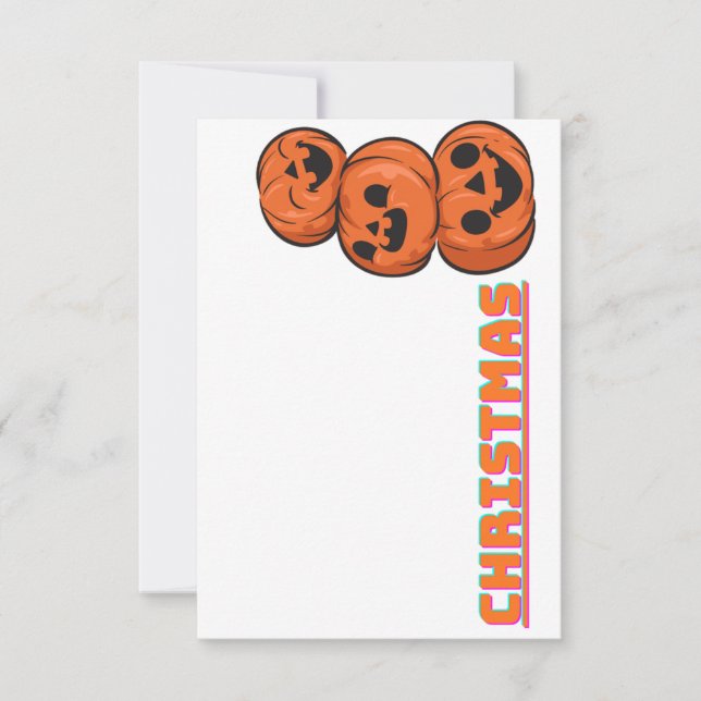 Christmas Tree Holiday Card Envelope OSA Kort (Framsida)