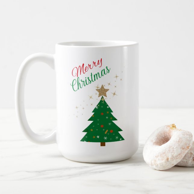 Christmas tree kaffemugg (Med munk)