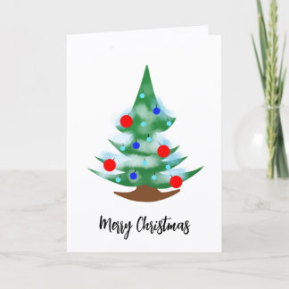 Christmas tree kort