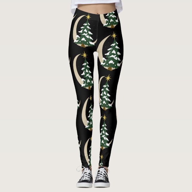 Christmas Tree Leggings, Buy with Matching T-Shirt Leggings (Framsida)