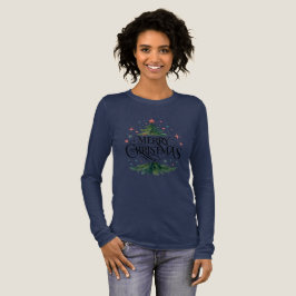 Christmas Tree Merry Christmas Long Sleeve Shirt T Shirt