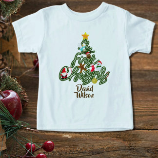 Christmas Tree My First Christmas for Kids T Shirt