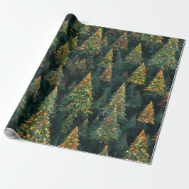 Christmas Tree Patchwork Design Presentpapper