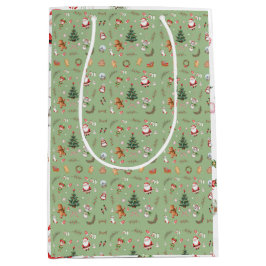 Christmas Tree Santa cute character holiday design