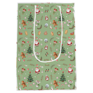 Christmas Tree Santa cute character holiday design