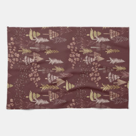 Christmas Tree Scatter Tea Towel Kökshandduk