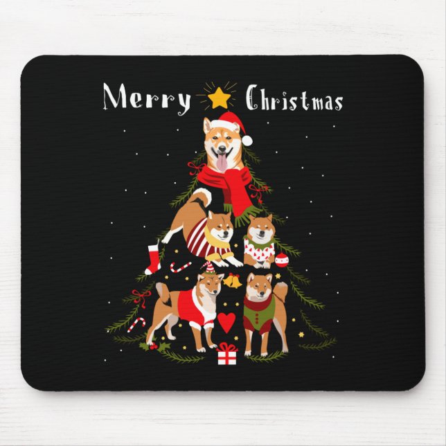 Christmas Tree Shiba Inu Lover Xmas Dog Owner New  Musmatta (Framsidan)