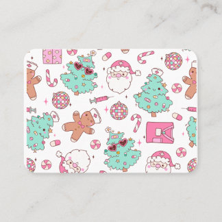 Christmas Tree Snowman Christmas Party  I Visitkort