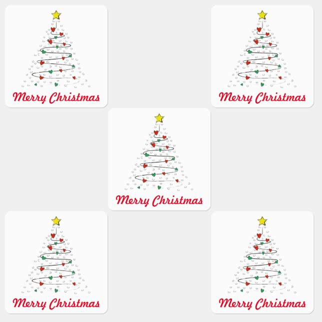 Christmas Tree Stickers (Grupp)