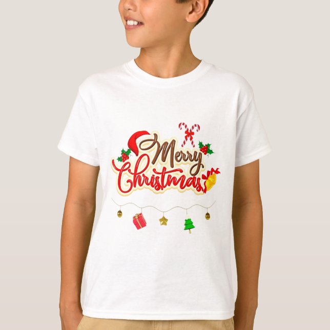 Christmas Tree T Shirt (Framsida)