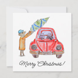 Christmas Tree Time! Julkort