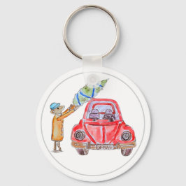 Christmas Tree Time! Nyckelring