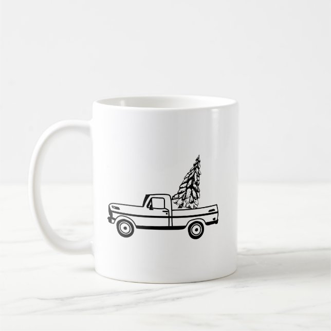 Christmas tree truck kaffemugg (Vänster)