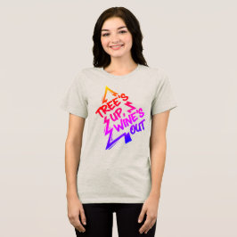 Christmas Tree Wine Lover T Shirt