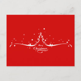 Christmas Trees Helg Vykort