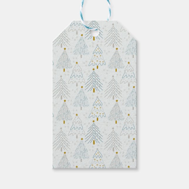Christmas Trees Presentetikett (Framsidan)
