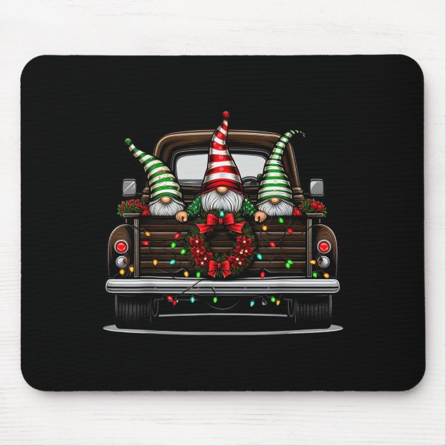 Christmas Truck Cute Gnome  Musmatta (Framsidan)