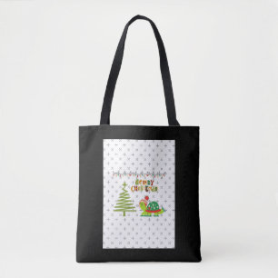 Christmas turtle A Line Dress Tygkasse